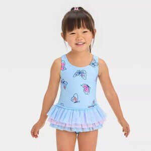 Brand New Toddler Girls' Tutu One Piece Swimsuit - Cat & Jack, 2t.
